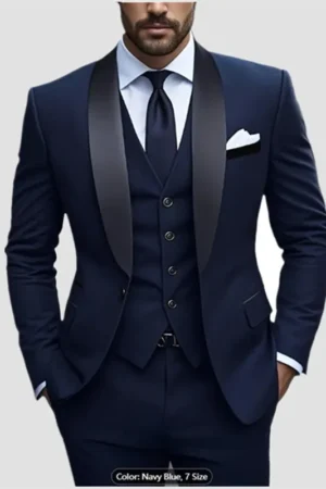 Men Formal Slim Fit Tuxedo Prom Suit Male Groom Wedding Blazers High Quality Groomsman Luxury Dress Business Banquet Party Suit