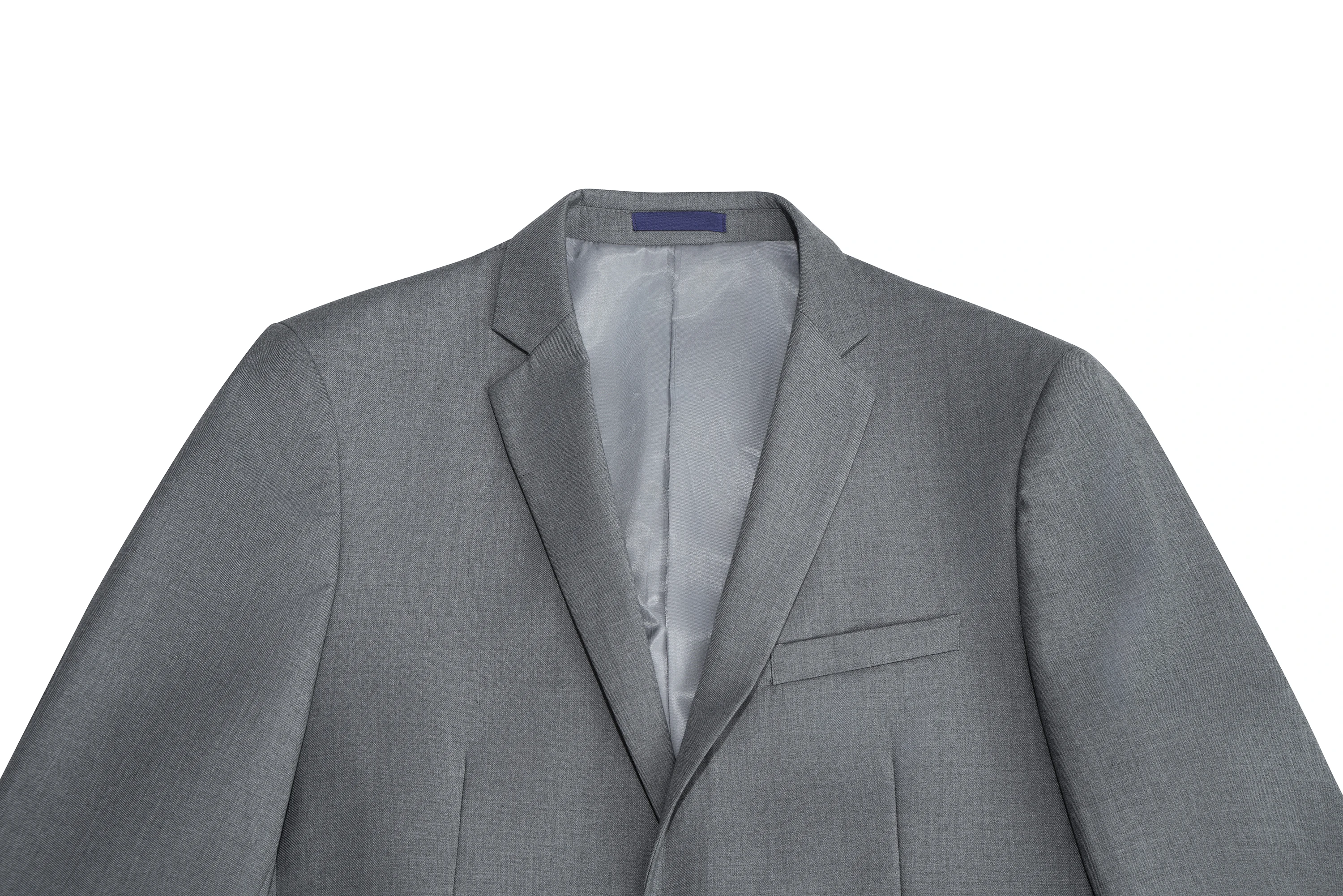 3pcs Men's Classic Solid Color Suit Set Long Sleeve Blazer with Button Details Non-Stretch Fabric Regular Fit for All Seasons - Image 6